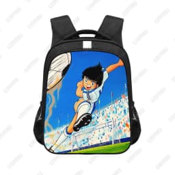 14/16 inch Manga Captain Tsubasa Backpack Men Rucksack Student School Bags for Teenager Daypack Laptop Backpacks Book Bag