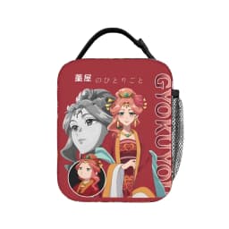 Maomao Chibi Insulated Lunch Bag Thermal Bag Reusable,Lunch Container The Apothecary Diaries Portable Tote Lunch Box Food Bag