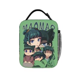 Maomao Chibi Insulated Lunch Bag Thermal Bag Reusable,Lunch Container The Apothecary Diaries Portable Tote Lunch Box Food Bag
