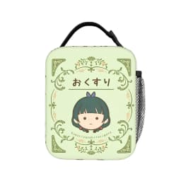 Maomao Chibi Insulated Lunch Bag Thermal Bag Reusable,Lunch Container The Apothecary Diaries Portable Tote Lunch Box Food Bag