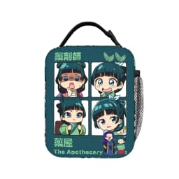 Maomao Chibi Insulated Lunch Bag Thermal Bag Reusable,Lunch Container The Apothecary Diaries Portable Tote Lunch Box Food Bag