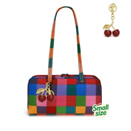Polka Dot Leopard Print Nylon Shoulder Bag with Pendant Korean Tote Bag Women Casual Boston Bowling Bag Large Capacity Travel