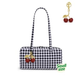Polka Dot Leopard Print Nylon Shoulder Bag with Pendant Korean Tote Bag Women Casual Boston Bowling Bag Large Capacity Travel