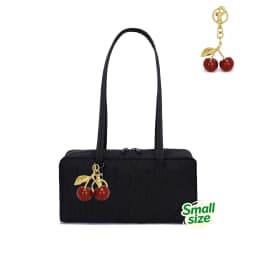 Polka Dot Leopard Print Nylon Shoulder Bag with Pendant Korean Tote Bag Women Casual Boston Bowling Bag Large Capacity Travel