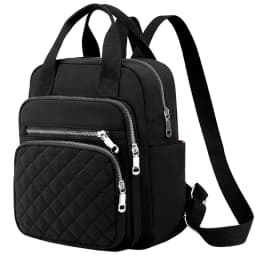 Everyday Versatile Quilted Womens Backpack Trendy Compact Design, Practical Multi-compartment for Weekend Short Trips