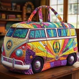 Quilted Duffle Bag Large Capacity 3D Quilting Craft Travel Duffel Bag Tote Bags Short-distance Handbag