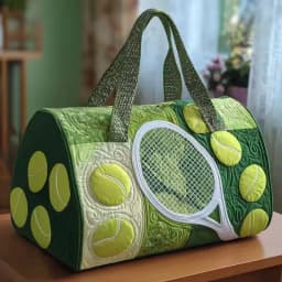 Quilted Duffle Bag Large Capacity 3D Quilting Craft Travel Duffel Bag Tote Bags Short-distance Handbag