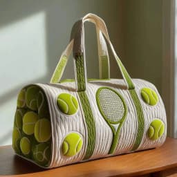 Quilted Duffle Bag Large Capacity 3D Quilting Craft Travel Duffel Bag Tote Bags Short-distance Handbag