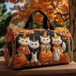 Quilted Duffle Bag Large Capacity 3D Quilting Craft Travel Duffel Bag Tote Bags Short-distance Handbag
