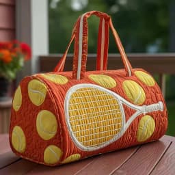 Quilted Duffle Bag Large Capacity 3D Quilting Craft Travel Duffel Bag Tote Bags Short-distance Handbag