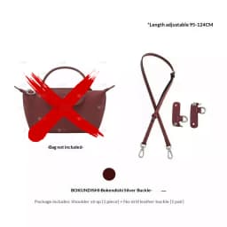New Leather Bag Strap For Longchamp Mini Lime Durable Fashion Without Punching Modification Bag Accessories