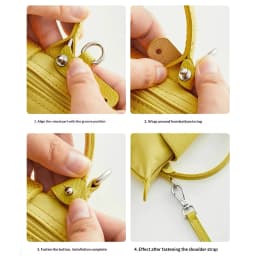 New Leather Bag Strap For Longchamp Mini Lime Durable Fashion Without Punching Modification Bag Accessories