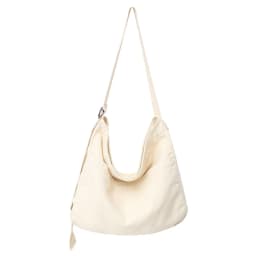 Women Casual Canvas School Crossbody Bags For Student Female Solid Color Large Capacity Tote Bag Trendy Cool Men Shoulder Bag