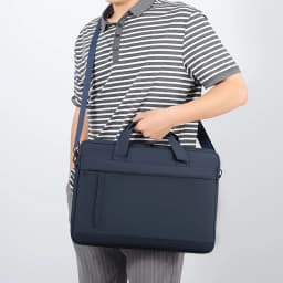Men's Briefcase, Minimalist Business Shoulder Bag, Men's Messenger Bag, Large Capacity Office Tote, 14-inch Laptop Bag