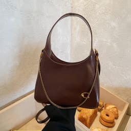 New Fashionable Brand Design Underarm Bag Women High-quality Shoulder Bag with Two Shoulder Straps Shopper Commuter Zipper Totes