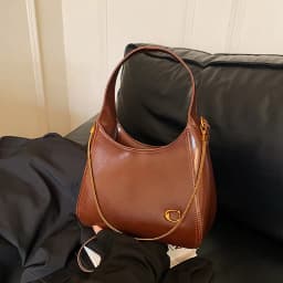 New Fashionable Brand Design Underarm Bag Women High-quality Shoulder Bag with Two Shoulder Straps Shopper Commuter Zipper Totes