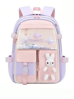 Backpack Student Backpack With Multiple Pockets, Large Capacity, Breathable And Lightweight Schoolbag With Reflective Strips