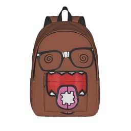 Meme Domo Kun Teenage Backpack Durable Student Hiking Travel Anime Doll Daypack for Men Women Laptop Canvas Bags