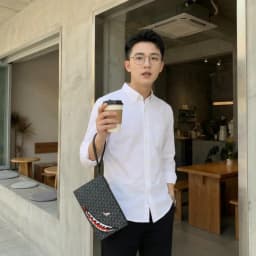 2026 New Men's Business Casual Clutch Bag Fashion Shark Print Envelope Bag Wallet Phone Bag Large Capacity Men's Gifts Pouch Pho
