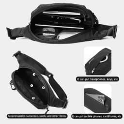 Tigernu New Light Weight Crossbody Bag Men Shoulder Bag Splashproof Waist Bag Male Multi-purpose Sling Bag