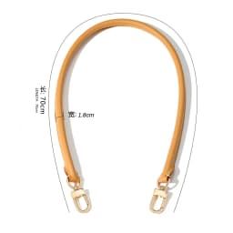 Genuine Vachetta Leather Bag Strap for LV Speedy 20 25 30 Shoulder Straps Long Bags Belts Replacement bag Accessories