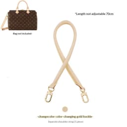 Genuine Vachetta Leather Bag Strap for LV Speedy 20 25 30 Shoulder Straps Long Bags Belts Replacement bag Accessories