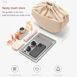 Drawstring Bag Insert For Cyme Mini Nylon Bag Insert Storage Lightweight Bag Support Bag Replacement Accessories