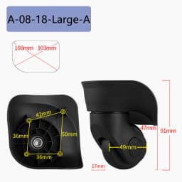 Suitable for SWISSGEAR Suitcase Universal Wheel Luggage Accessories Spare Parts for Trolleys Wheel Replacement Repair