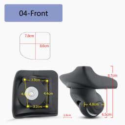 Suitable for SWISSGEAR Suitcase Universal Wheel Luggage Accessories Spare Parts for Trolleys Wheel Replacement Repair