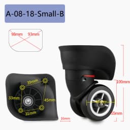 Suitable for SWISSGEAR Suitcase Universal Wheel Luggage Accessories Spare Parts for Trolleys Wheel Replacement Repair