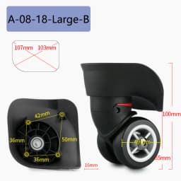 Suitable for SWISSGEAR Suitcase Universal Wheel Luggage Accessories Spare Parts for Trolleys Wheel Replacement Repair