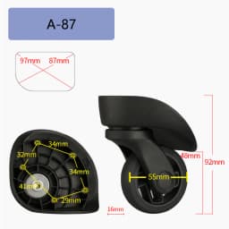 Suitable for SWISSGEAR Suitcase Universal Wheel Luggage Accessories Spare Parts for Trolleys Wheel Replacement Repair