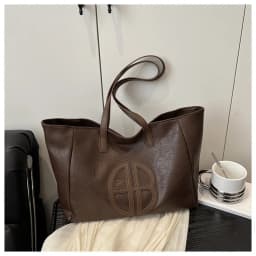 2026 New Retro Large Capacity Women Eco Bag, Simple Casual Commuter Shoulder Bag, Fashion Daily Tote Bag