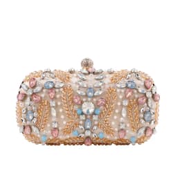 Women's Bridal Clutch Evening Bag Crystal Handbag with Chain Shoulder Strap for Party Wedding Female Fashion Accessory