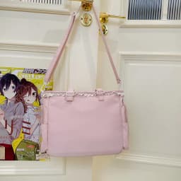 Japan Style Preppy Messenger Bag with Cute Bow Anime Shoulder Crossbody Bag For Sweet JK Girls Tote Bag