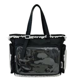 Japan Style Preppy Messenger Bag with Cute Bow Anime Shoulder Crossbody Bag For Sweet JK Girls Tote Bag
