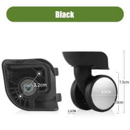 Spare Parts for Suitcase for American Tourister AO8 Universal Wheels Repair Luggage Accessories Mute Smooth Durable