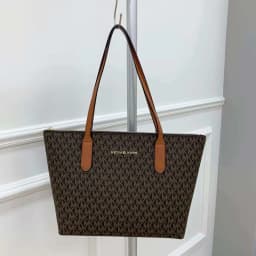 Michael Kors Vincent Printed Women's Elegant Crossbody Bag Luxury Brand Handbag Women's Classic Embroidered Pattern Canvas Handb