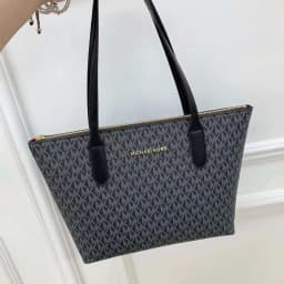 Michael Kors Vincent Printed Women's Elegant Crossbody Bag Luxury Brand Handbag Women's Classic Embroidered Pattern Canvas Handb
