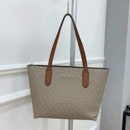 Michael Kors Vincent Printed Women's Elegant Crossbody Bag Luxury Brand Handbag Women's Classic Embroidered Pattern Canvas Handb