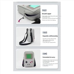 DIGIT-EVA Gamepad Shaped Small Messenger Bag Casual Daily Shoulder Bag For Game Fans