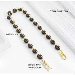 Donut Chain Replaceable Shoulder Bag For Puzzle Modification Decorative Hanging Chain Underarm Bag Strap Accessories