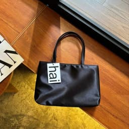 New Solid Color Silk Satin Handbag, Double Shoulder Strap Underarm Tote, Small Square Bag for Women, Holds Phone & Cosmetics