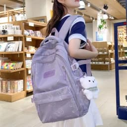 High-looking Backpack for Girls Lightweight and Large-capacity Schoolbag for Middle and High School Students Casual Backpack