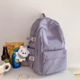 High-looking Backpack for Girls Lightweight and Large-capacity Schoolbag for Middle and High School Students Casual Backpack