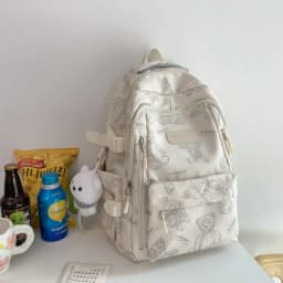 High-looking Backpack for Girls Lightweight and Large-capacity Schoolbag for Middle and High School Students Casual Backpack