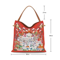 Korean Version of The New Bag, The Main Push Is The Classic Women's Handheld Cloth Bag, Large-capacity Book Bag, Shoulder Bag.