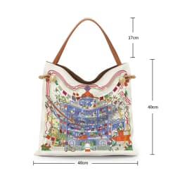 Korean Version of The New Bag, The Main Push Is The Classic Women's Handheld Cloth Bag, Large-capacity Book Bag, Shoulder Bag.