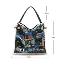 Korean Version of The New Bag, The Main Push Is The Classic Women's Handheld Cloth Bag, Large-capacity Book Bag, Shoulder Bag.
