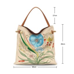 Korean Version of The New Bag, The Main Push Is The Classic Women's Handheld Cloth Bag, Large-capacity Book Bag, Shoulder Bag.